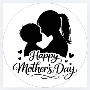 Custom Made 50count “Mother’s Day” Stickers